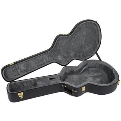 Liquid Audio Gretsch® G6241FT 16" Hollowbody Flat Top Hardshell Guitar Case, Black, 0996475000 Bundle w/ 12-Pack Guitar Pick Polishing Cloth image 6