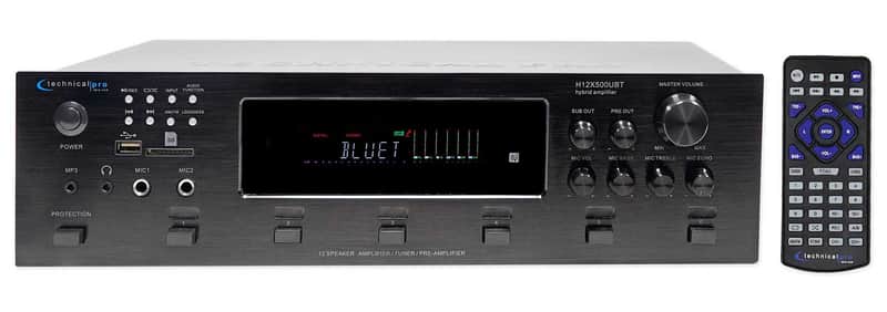 Immagine Technical Pro H12X500UBT 6000w 6-Zone 12-Speaker Home Theater Bluetooth Receiver - 1