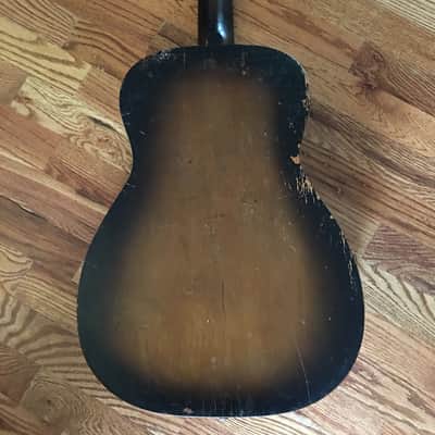 Vintage Harmony Gene Autry Re-Braced parlor cowboy stencil image 5