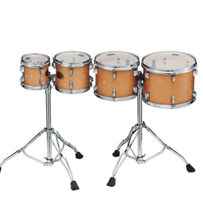 Tama CCLT4L-VAM Low-Pitched Concert Tom Set 4 pcs. - Vintage Antique Maple/Chrome HW image 5
