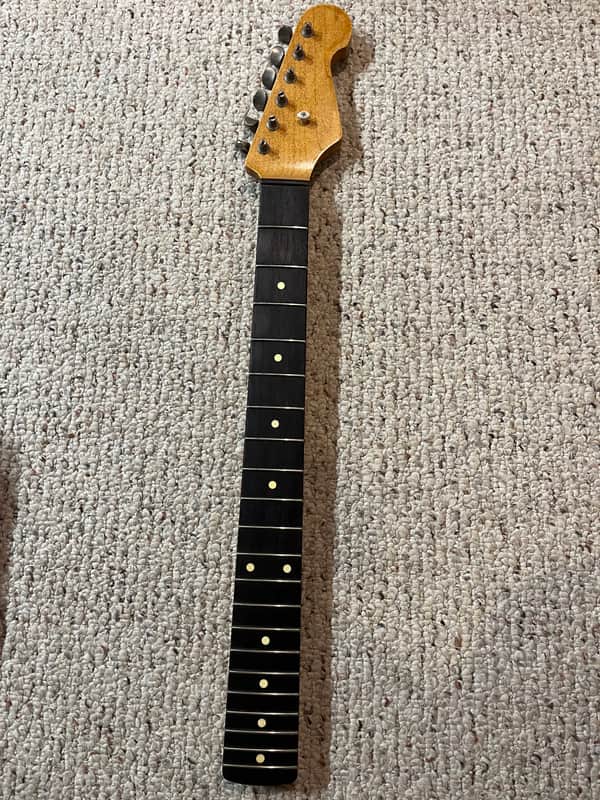 Sound Guitar Works U2 Strat neck 2025 - Rosewood - Nitro - w/ tuners image 1