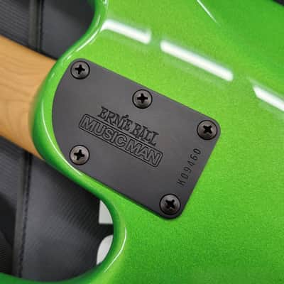Ernie Ball Music Man StingRay Special 4 HH with Ebony Fretboard Kiwi Green image 14