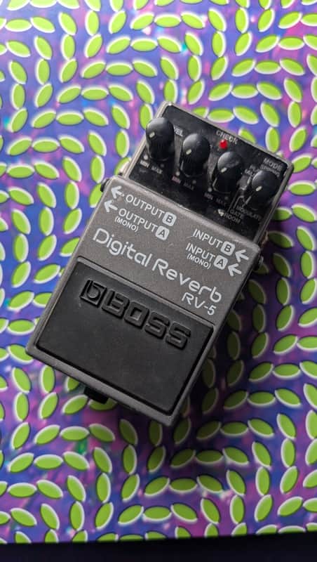 Boss RV-5 Digital Reverb (Dark Gray Label) 2002 - 2015 - Grey image 1