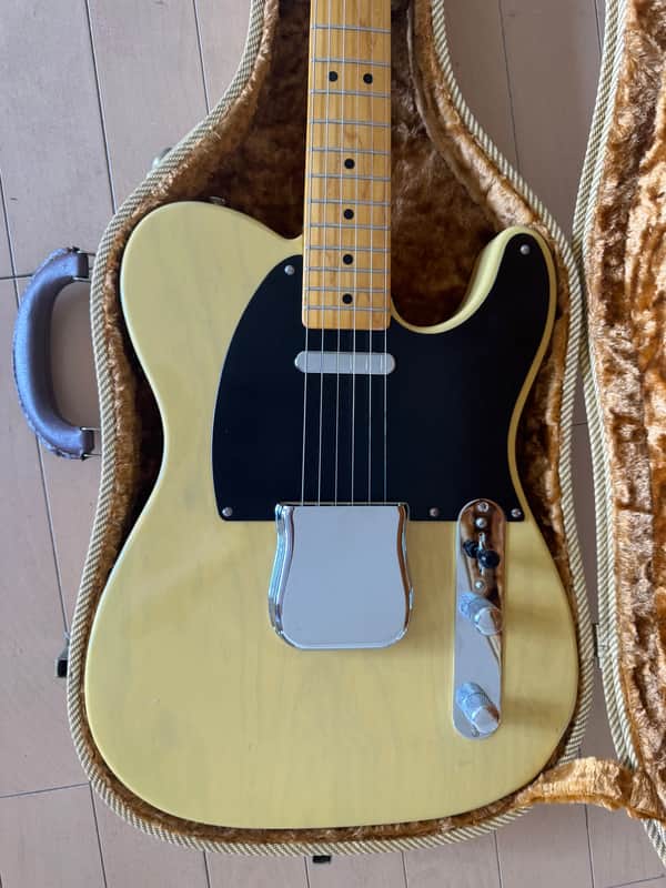 Fender Japan 2002 BROADCASTER Original Poodle Tweed Hard Case Telecaster image 1