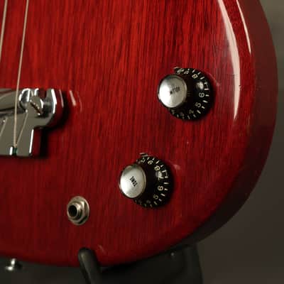 1965 Gibson EB-0 Bass Cherry wide nut width image 8