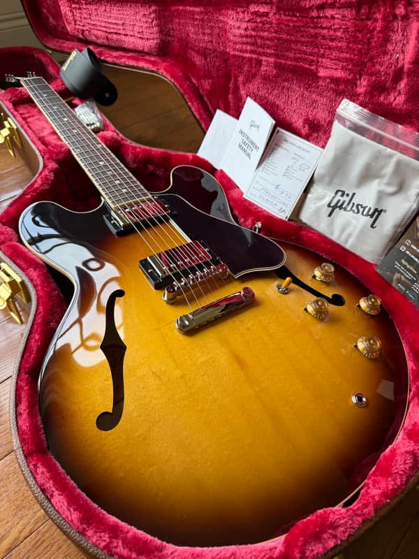 2025 Gibson ES-335 Gloss 50s - Vintage Tobacco Burst image 1