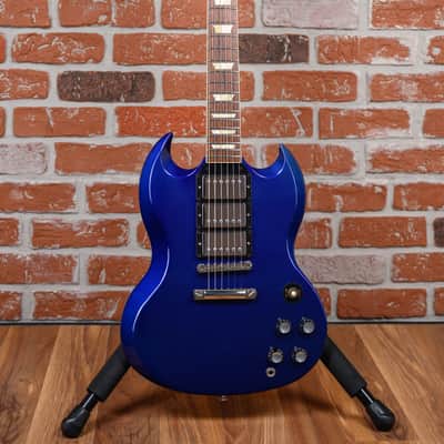 Gibson Custom Shop SG Standard Fat Neck 3-Pickup Electric Candy Blue 2020 w/OHSC image 4