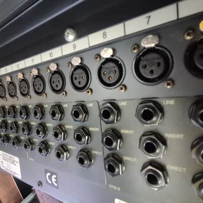 Soundtracs Solo 8 analog console mixer meter bridge 90s image 3