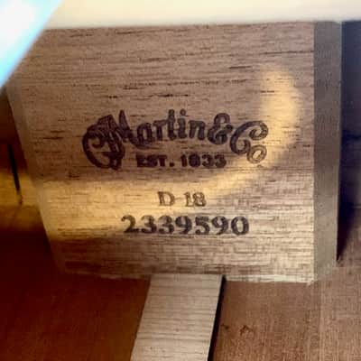 Martin D-18 Standard 2019 Natural image 22