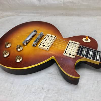 1971 Gibson Les Paul Standard Twisted Guitar 1970's Sunburst Unique Modified image 2