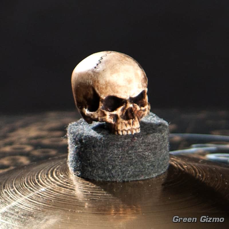 Green Gizmo Grim Skull  Bone/White (Single pack) image 1