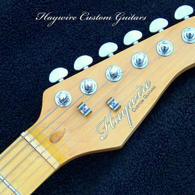 Nashville Thinline Telecaster-Tiger Stripe Green 7-Way Switching 22 Fret Maple Neck Leveled  Crowned and Polished Frets+ Grover 406c6 Locking Tuners+ Full Setup! image 3