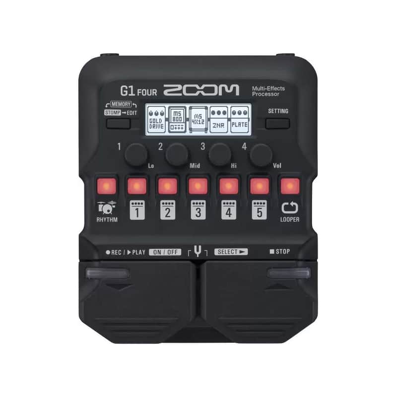 Zoom G1 FOUR Guitar Multi-Effects Pedal image 1