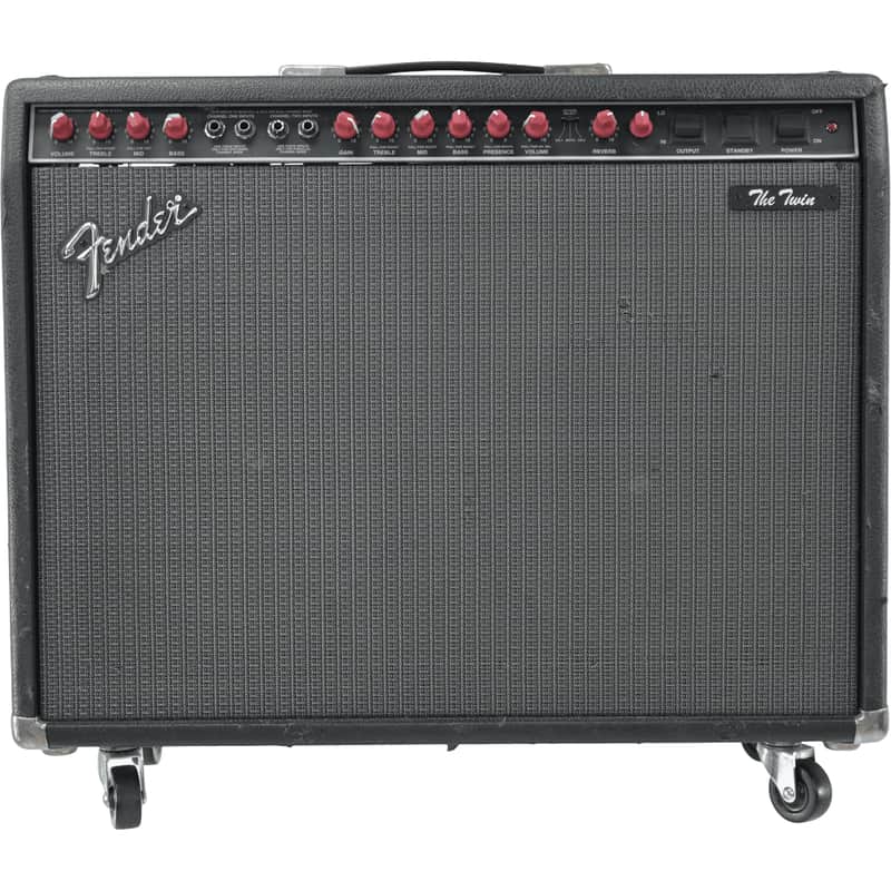 Fender THE TWIN Red Knob Guitar Amp 2x12" Pre-Owned image 1