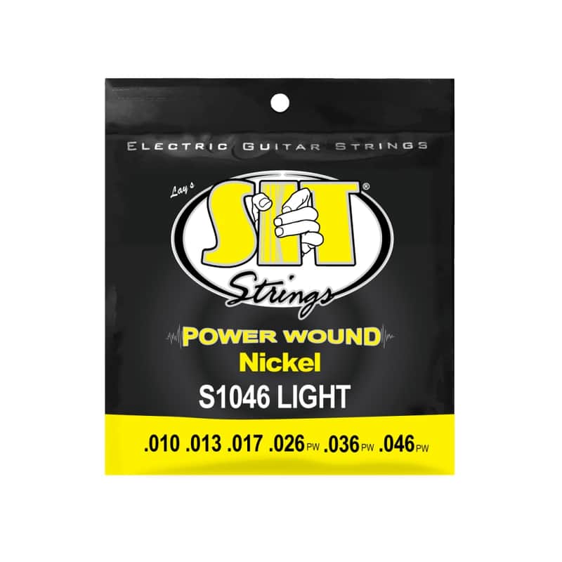 NEW SIT Power Wound Electric Guitar Strings - Light - .010-.046 image 1
