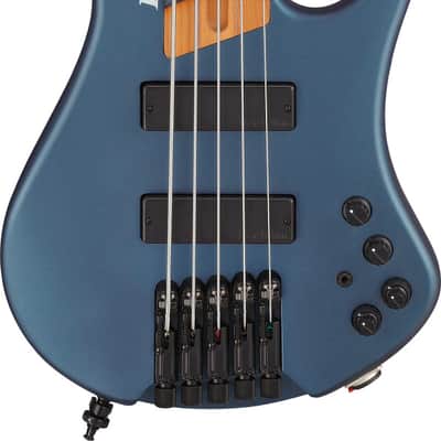 Ibanez EHB1005F-AOM Bass Workshop EHB Electric Bass 5-String Fretless - Arctic Ocean Matte image 1