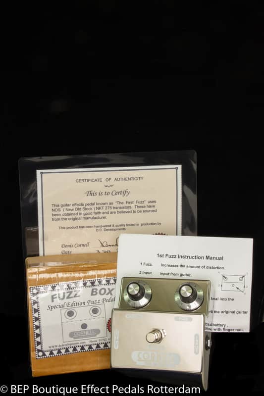 Cornell First Fuzz 1st Fuzz NOS NKT275 White Dot Guitar Pedal s/n 0163 made in the UK image 1