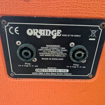Orange OBC115 Bass Cabinet w/ Eminence Kappa Pro-15A Upgrade image 2