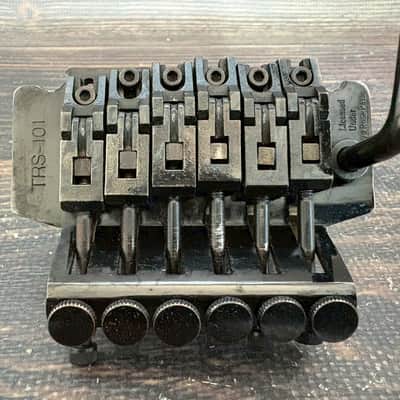Takeuchi TRS-101 Tremolo Bridge Black Floyd Rose 42mm Block Made in Japan image 2