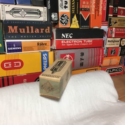 1x Vintage True NOS (Sealed Box) Old Telefunken Germany 5965 / 12AT7 ECC81 Sub /7062 E180CC /Classic Layered Tone Clear Imaging Natural Mids image 1