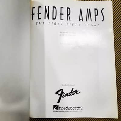 Hal Leonard Corporation Fender amps the first fifty years 1995