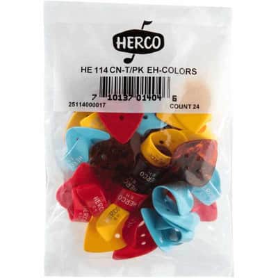 HERCO HE114 Onglets - Sachet de 24 médiators pouce Extra Heavy image 1