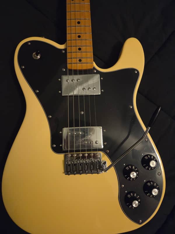Fender Vintera II '70s Telecaster Deluxe with Tremolo, Maple Fretboard Vintage White- includes free transferable manufacturing warranty through Oct 2026 image 1
