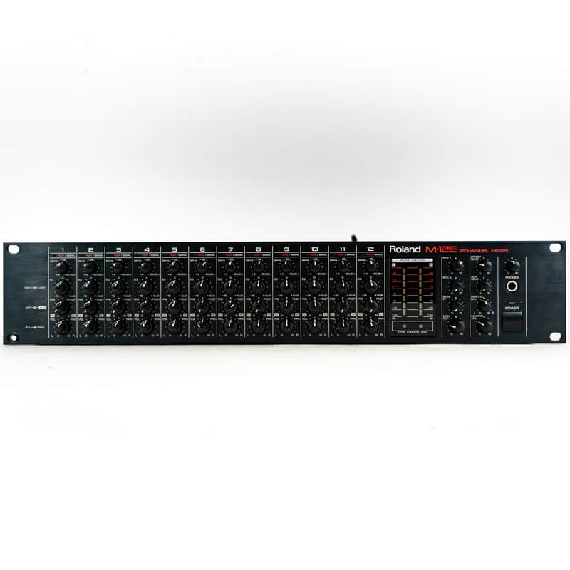 Roland M-12E M12E M 12 E - 12-Channel Line Mixer Rackmount | Reverb