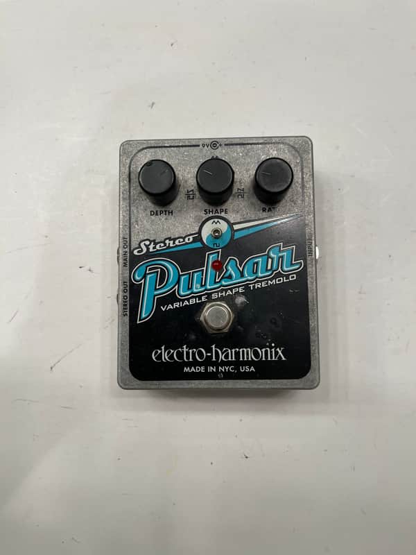 Electro Harmonix Stereo Pulsar Variable Shape Tremolo EHX Guitar Effect Pedal image 1