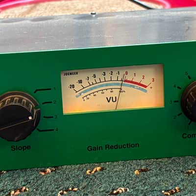 Joemeek SC2 Stereo Compressor 1990s - Green RARE- GAIN IN BACK V1.09 image 5