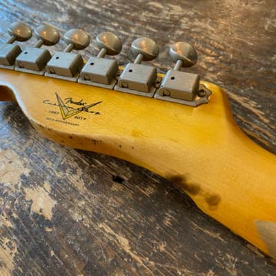 Fender Custom Shop 1953 RI Heavy Aged Butterscotch with OHSC & Docs image 15
