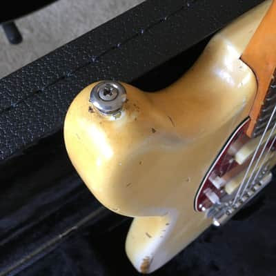 Fender Mustang Guitar with Rosewood Fretboard 1966 Olympic White image 9