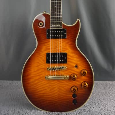 Aria Custom Shop PE-MID-I MIJ Flame Top MIDI Guitar w/ Original Case & Paperwork image 2