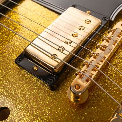 Gibson Custom 64 ES 335 Reissue VOS GH, Gold Sparkle | Demo image 7