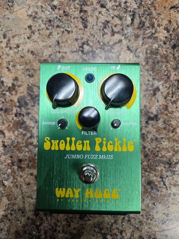Way Huge WHE401S Swollen Pickle MkIIs Jumbo Fuzz 2016 - 2021 - Green image 1