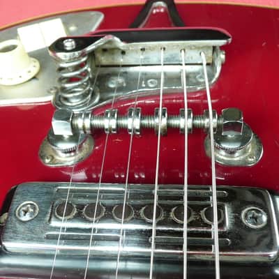 Teisco EP-2L Hollow Body Electric Guitar Japan Vintage 1960's Red image 16
