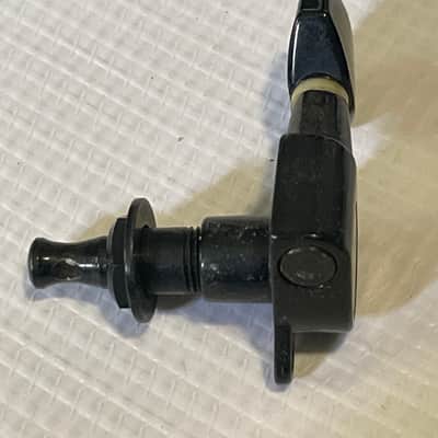 5 - 2000's Jackson Dinky Guitar Black Jin Ho Korea Tuners Tuning Pegs 6 In Line (Incomplete Set) image 5