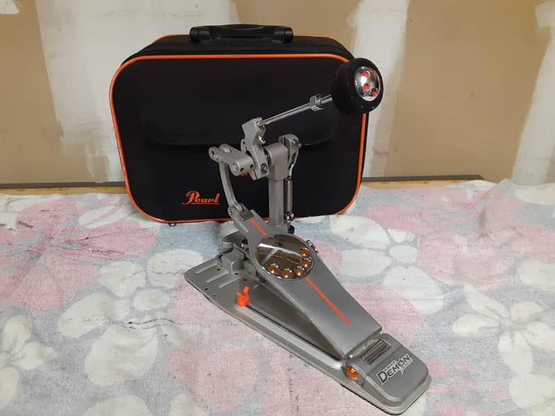 Pearl P3000D Eliminator Demon Direct-Drive Single Bass Drum Pedal 2010s - Silver / Grey image 1
