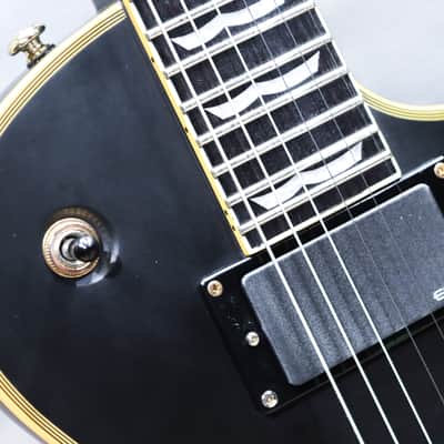 ESP LTD EC-1000 Deluxe Vintage Black w/EMG Pickups Electric Guitar w/Bag #W11040621 image 5