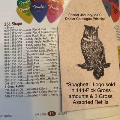Fender California Clears 144 Gross Thin Picks - Candy Apple Red - 098-1351-10 -  Discontinued Mid 90’s California Series image 10