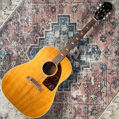 1967 Epiphone FT79 Texan Vintage Natural Gibson Built In Kalamazoo Acoustic Guitar W/ Hardshell Case! image 3