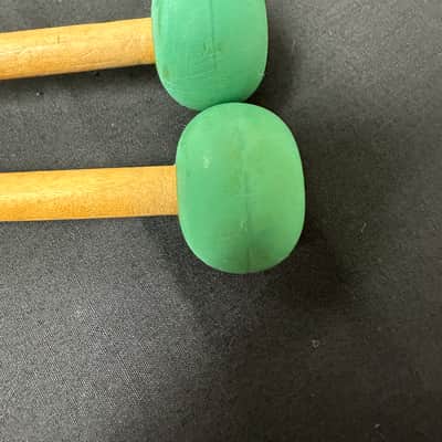 VINTAGE Mike Balter 4B Mallets, Medium Light Green Rubber, Birch-EXCELLENT #1 image 3