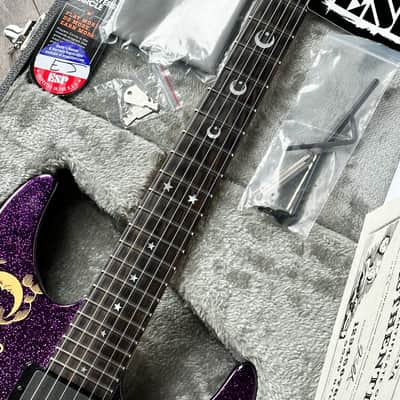 ESP LTD Ouija Purple Sparkle Kirk Hammett Neckthrough Limited