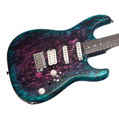 James Tyler Guitars Studio Elite HDX - Cosmic Watermelon Shmear - Made in the USA Custom Boutique Electric Guitar - NEW!!! image 3