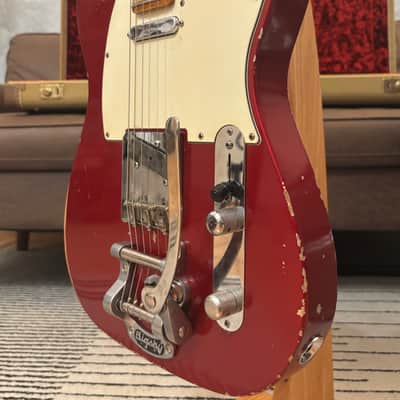 Fender Telecaster 1961 GLAS Custom Relic 8lb With G&G Custom Relic Tweed image 7