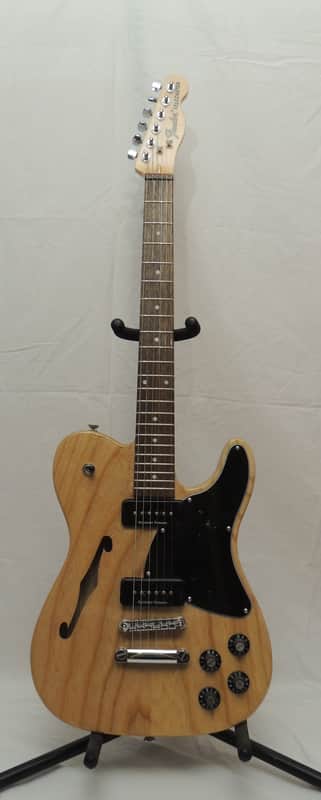 Fender Fender Jim Adkins JA-90 Telecaster Thinline Semi-hollowbody Electric Guitar - Natural with Indian Laurel Fingerboard 2009-2024 - Natural
