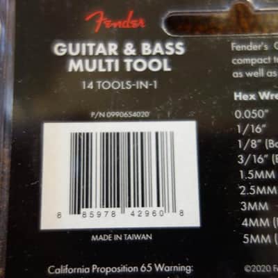 Fender Guitar/Bass Multi-Tool image 3