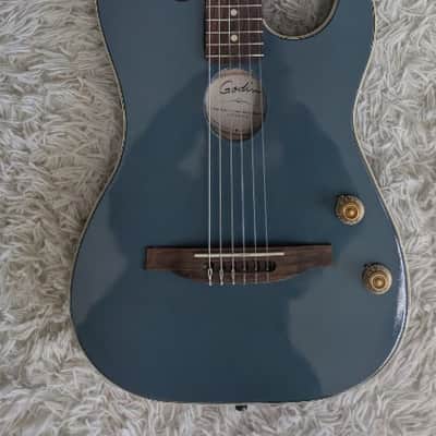 Godin G-Tour Nylon String Electric Performance Guitar Limited Arctik Blue image 1