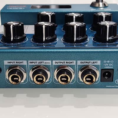 T-Rex RoomMate D'Luxe Tube Reverb Pedal - T Rex Room Mate Deluxe Blue image 7