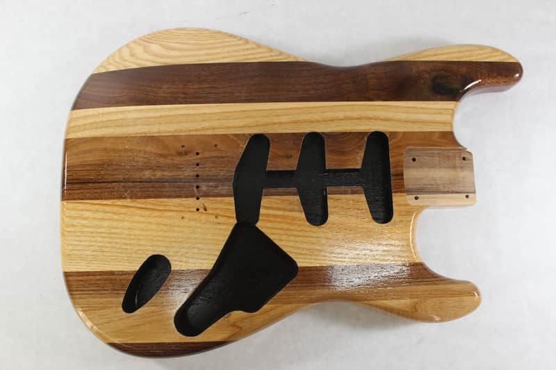 Butcher Block SSS guitar body - fits Fender Strat Stratocaster necks J911 image 1